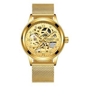 FNGEEN Mechanical Watches Classic Mens Watches Luxury Skeleton Man Clock Men Automatic Wristwatch