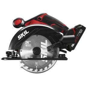 SKIL PWR CORE 20™ 20V 6-1/2-Inch Cordless Circular Saw, 2.0Ah Lithium Battery & Charger, CR540602