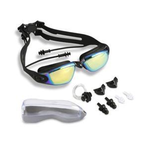 TE Colorful Plating HD Anti-Fog Adjustable Headband Soft Silicone Swim Goggle
