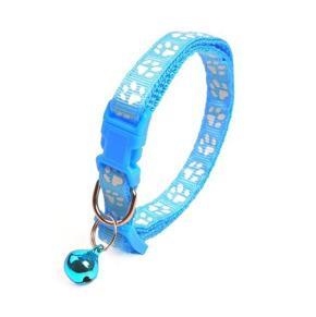 Adjustable Pet Cat Collar With Bell Puppy Neck Strap Soft For Small Dog Collars Cat Belt