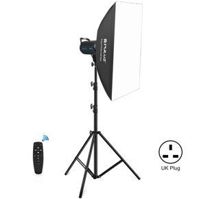 PULUZ 150W Photo Studio Strobe Flash Light Kit with Softbox Reflector y Tripod