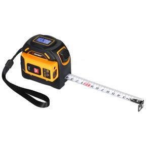 SNDWAY Digital Laser Distance Meter Rangefinder Handheld Infrared Range Finder 2 in 1 5m Measuring Tape 60m Laser Ruler with LCD Display