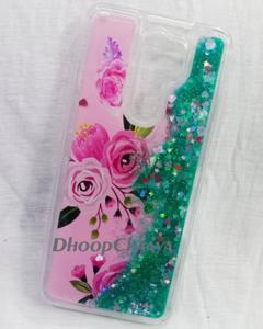 For Xiaomi Redmi 9 / Redmi 9 Prime / POCO M2 - Unique Design Liquid 3D Glitter Floating Soft TPU Clear Case Cover