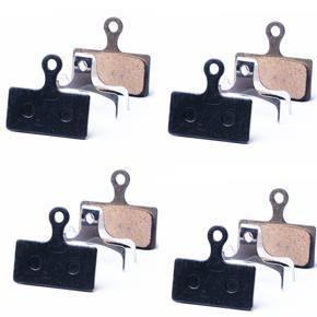 4 Pairs Bicycle Resin Disc Brake Pads for Shimano Deore M985 M988 Deore XT M785 SLX M666 M675 M615 Alfine S700 MTB Brake Pads