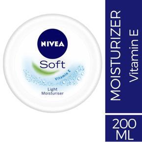 Nivea Soft Light Moisturiser Cream 200 ml Jar