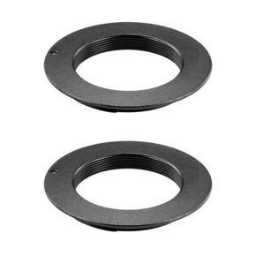 ARELENE 2X Black Metal Lens Mount Adapter,for M42 Lens Canon EOS Camera / Canon EOS 1D, 1DS Mark II, III, IV, 5D Mark II, 7D,Ect