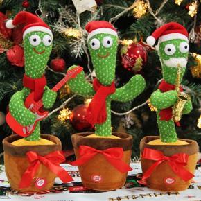Christmas Dancing, Twisting Cactus, Talking, Singing And Twisting Enchanting Plush Toy