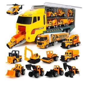 Transport Car Die-cast Construction Truck Vehicle Car Toy Set Vehicles