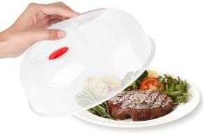 Plastic Microwave Plate Lid Cover With Steam Vent