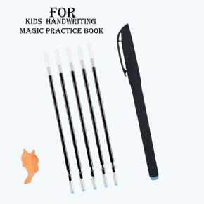 Magic sis for kids handwriting practice books -1 pcs Pen, 5 pcs sis (pen ink will delete automatically)