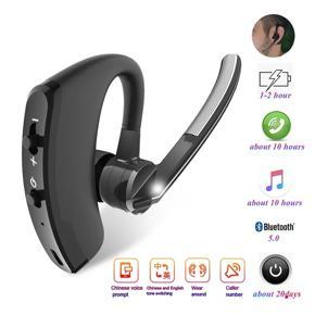 V8 Bluetooth Headset Business  Handsfree Bass 3D Stereo Sport Wireless Headphones with Mic