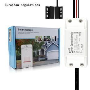 WiFi Smart Garage Door Controller Smart Life APP Remote Open Close Monitor - White EU