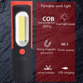 rechargeable lights-1 x Multifunctional work light
1 x Charging Cable-red