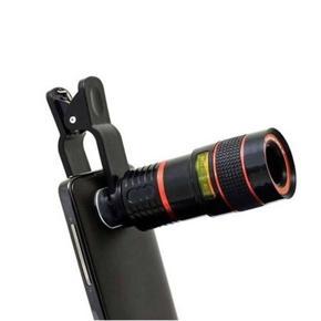 8X Zoom Telephoto Lense - Black