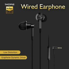 1MORE E1017 Hi-Res Graphene Dynamic Balanced Armature Earphone Dual Drivers 3.5mm Earbuds with Mic -