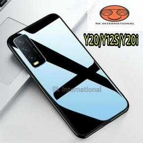 FOR Vivo Y20/Y12S/Y20i Glass Case Back Cover FOR Vivo Y20/Y12s/Y20i