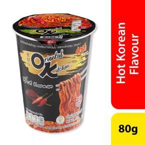 Mama Instant Cup Noodles Oriental Kitchen Hot Korean Flavour 80gm