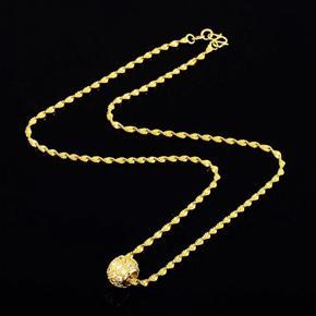 Gold Plated Chain & Locket For Women