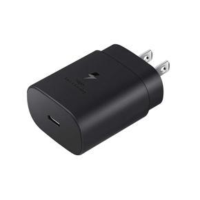 SAMSUNG 25W USB-C Super Fast Charging Wall Charger (Samsung Galaxy S20/S20+/S20 Ultra/Note10/Note20/plus/S10 5G,- Black (US Version with Warranty)