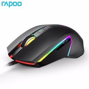 Rapoo V20PRO Wired Gaming Mouse 9 Keys 100IPS Sweat-proof RGB Backlight Built-in Multiple Lighting Modes