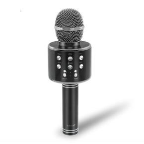 Wireless Bluetooth Microphone Speaker Karaoke WS-858_Black