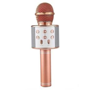 Professional WS-858 Handheld KTV Microphone Wireless Wireless Karaoke-Rose gold