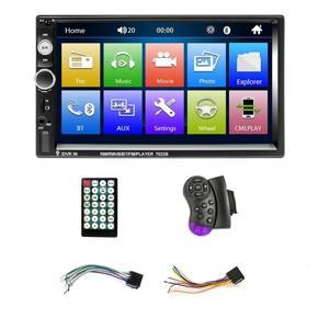 7 Inch Double Din Car Stereo Audio Bluetooth MP5 Player USB FM Multimedia Radio Support Mobile Phone Synchronization