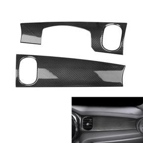 ARELENE Car Carbon Fiber Central Control Instrument Panel Decorative Cover Trim Sticker for MINI Cooper F55 F56 F57 2021 2022