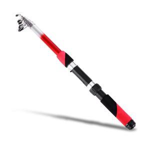 2.1M Portable Telescopic Fishing Rod Fiberglass Fishing Pole Travel Sea Fishing Spinning Rod