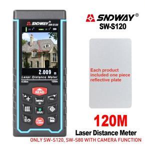 SW-S120 120m Color Screen Camera Electronic Angle USB rtable SNDWAY High Accuracy Distance Meter Mini Rangefinder