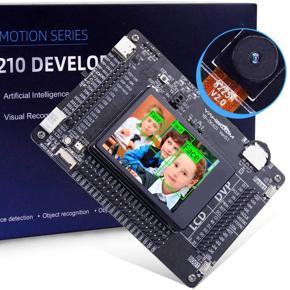 XHHDQES K210 Developer Kit with AI Vision RISC-V Face Recognition Camera Touch Screen Programmable Development Board