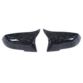 Side Mirror Cover, Abrasion Resistant Nonfading Easy Installation Door Mirror Cap Dustproof Sturdy for Car Accessories