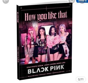 BLACKPINK HOW YOU LIKE THAT [New ver.] (Album) Photobook+Lyrics Book+Photocards+Polaroid Photocard+Sticker Set+On Pack Poster+Folded Poster+Extra Photocards Set