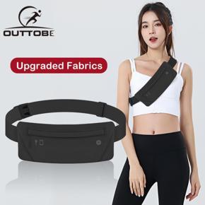 Outtobe Bag Waist Bag Multifunctional Fitness Bag Sports Waist Belts Bag Fitted Fanny Pack Waterproof Crossbody Bag Adjustable Running Pouch Mini Belt Bag for Workouts Sports Outdoor