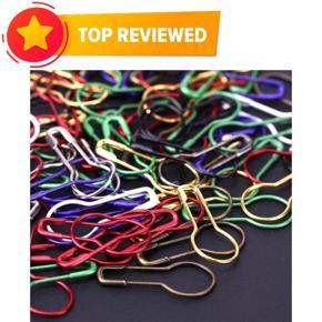 Hijab Pin For Women 100pcs Multicolor Small Size Metal Coilless Hijab Safety Pins