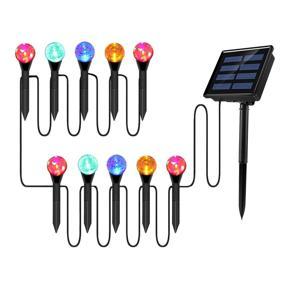 DASI Solar Outdoor Light LED String Lights Garden Wedding Decoration Lamp 8 Modes Waterproof Solar Powered Patio Light