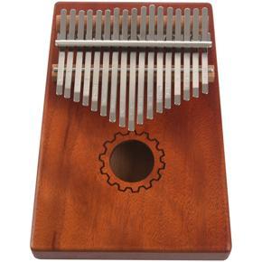 Kalimba Thumb Piano 17 Keys With Mahogany Wooden With Bag, Hammer And Music Book, Perfect For Music Lover, Beginners, Children