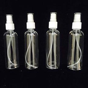 Plastic Spray Bottle 100ml Capacity- 4 Pieces