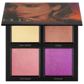 Huda Beauty 3D Highlighter Palette-Summer Solstice