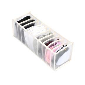 One opening Foldable Underwear Drawer Organizers Dividers Closet Dresser Clothes Storage Organizer Box For Bras Scarves Ties Socks Boxes