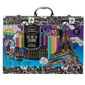 Cra-Z-Art Timeless Creations The Art of Coloring: Coloring Studio with Case