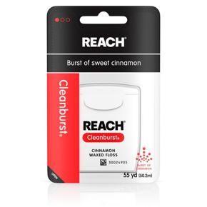 Reach Cleanburst Waxed Dental Floss, Cinnamon, Oral Care, 55 Yd