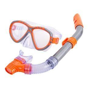 Dolfino Youth Unisex Latex Free Swim Mask and Snorkel Set with Duel Lens