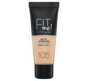 Maybelline Fit Me Matte & Poreless Foundation 105 Natural Ivory 30ml