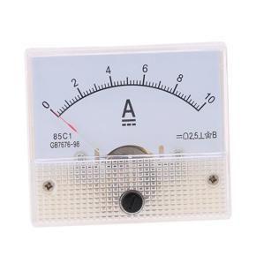 Discount.Tool DC Analog Current Meter Panel 10A AMP Gauge Current Tester Mechanical Pointer Ammeters 85C1