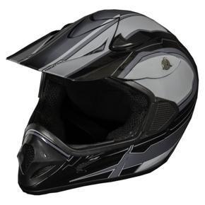 Fuel Helmets Adult Frenzy MX Off Road Helmet Black/Graphic - Large