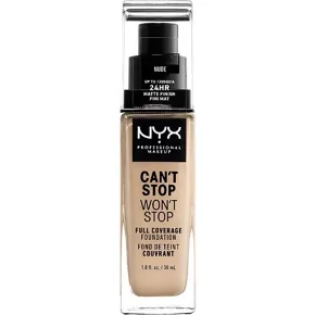 NYX Can't Stop Won't Stop Full Coverage 24 HR Foundation- Natural