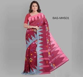 Monipuri Half Silk Saree for Women BAS-MHS01