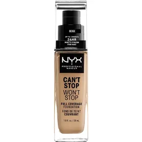 NYX Can't Stop Won't Stop Full Coverage 24 HR Foundation- Beige