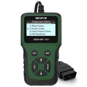 Nexpow Car OBD2 Scanner, V311 Enhanced Engine Fault Code Reader, Auto Car Diagnostic Scan Tool with Battery Test Tool for All OBD II Protocol Cars Since 1997